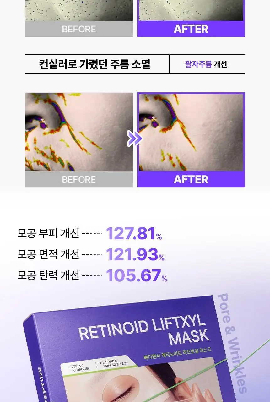 [실타래팩]메디앤서 레티노이드 리프트실 마스크 4매 상세페이지 12